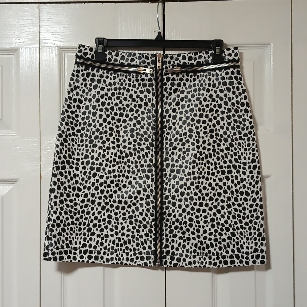Philosophy Animal Print Mini Skirt